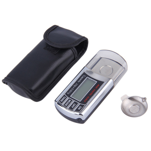 Freeshipping High Precision 20g/0.01g/.001g Diamond Jewelry Scale Digital Milligram Gram Pocket Scales Mini LCD Carat Weight Balance