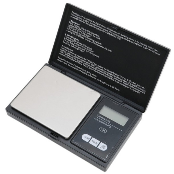 Mini Pocket Digital Scale 0.01 x 200g Silver Coin Gold Jewelry Weigh Balance LCD Precise Jewelry Scale High precision Kitchen scales LLFA