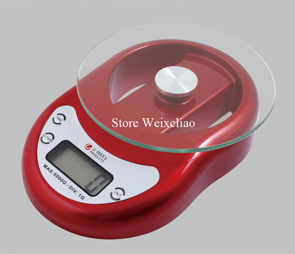 Small Size High Precision 5kg-1g Electronic Weighing Scale for Household Digital LCD Display Free Shipping