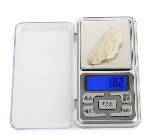 Mini Electronic Pocket Scale 100g 200g 300g 500g/ 0.01g Jewelry Diamond Scale Balance Scale LCD Display with Retail Package