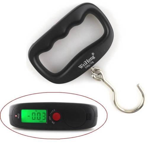 WH-A14 50KG/10G Hanging Luggage LCD Display Luggage Express Pocket Scale