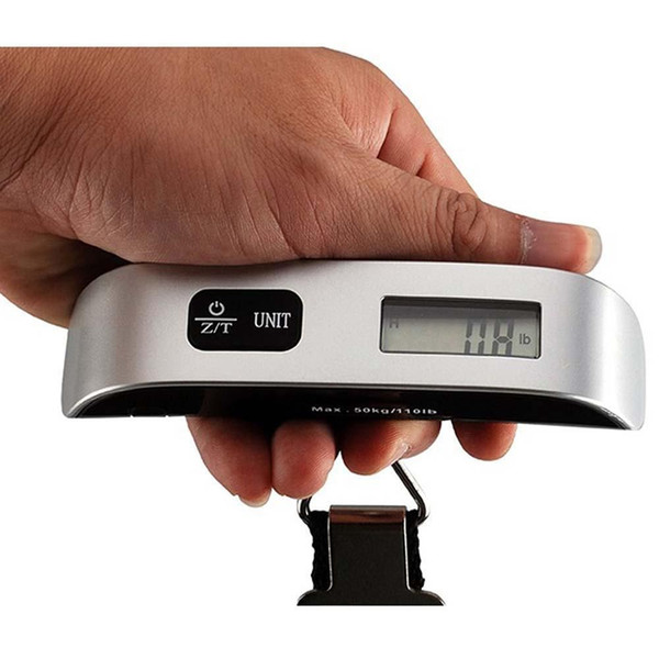 50kg x 10g Portable Hanging Scale Digital Electronic Luggage Suitcase Travel Bag Weight Scale Brand New(No Backlight)