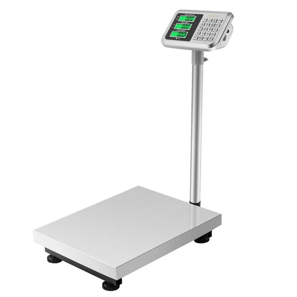 300KG/661lbs LCD Display Personal Digital Floor Postal Platform Weight Scale