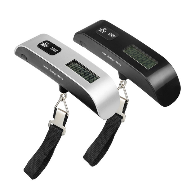 Digital Kitchen scales Luggage Scale, 50kg/110 Pounds, with Temperature Sensor and Tare Function, Portable Scale for Travel