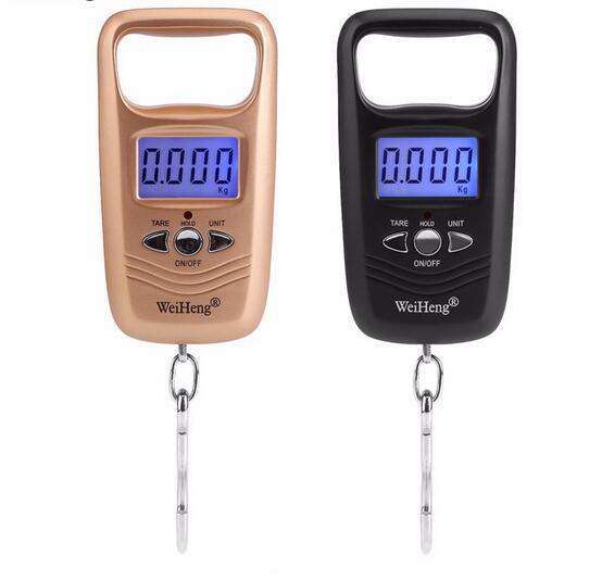 Digital Hanging Scale Double Precision Portable Electronic Pocket Scale Hanging Luggage Weighing Steelyard Scale 50KG