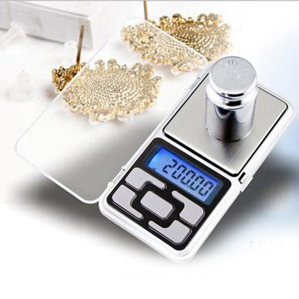 Portable 200g x 0.01g Mini Digital Scale Electronic Capacity Balance Diamond Jewelry Pocket kitchen