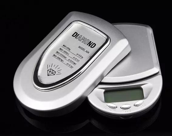 500g/0.1g Mini LCD Digital Scales Pocket Jewelry Gold Diamond Scale Gram