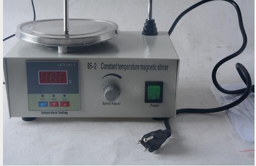 Lab Stirrer mixer Magnetic Stirrer with heating plate hotplate mixer 110V temperature dispaly free shipping