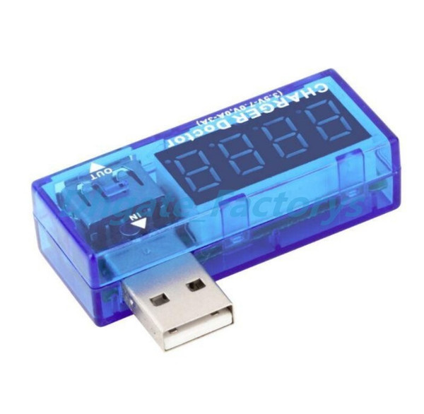 Mini Current Voltage Tester Detector 4 Digit Red LED Display Detector USB Voltmeter Power Supply USB Charger for Mobile