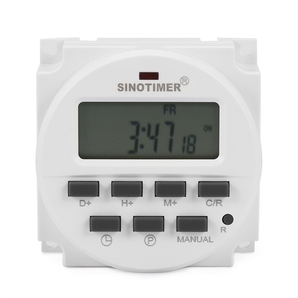 Microcomputer Time Switch Digital Power Control Programmable Timer Five functions LCD display 220 - 240V AC 50 / 60Hz