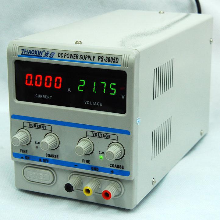 PS-3005D Variable 30V 5A DC Power Supply Source Equipment Machine For Lab with 4 digital display for current and voltage 110V/220