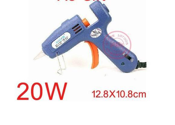 2pcs 20W Hot Melt Glue Gun Heating Crafts Album Repair (100~240V US Plug