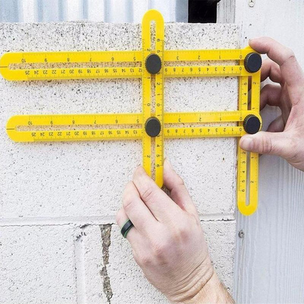 All Angles Multi-Angle Ruler Template Tool Measures All Angles Forms for Measurement Outdoor Tools Flexible Easy Tool