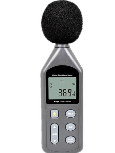 LM157 Small Size Portable Handhold Multiple Gray LED Digital Sound Level Meter Noise Meter