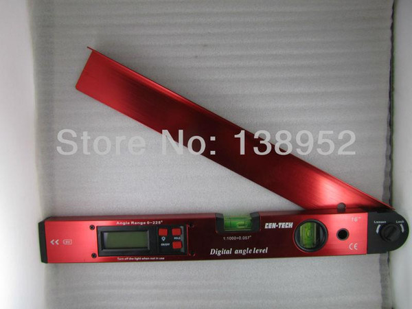 High quality 400mm/16inch Digital Protractor Digital angle level/digital spirit level& Angle Finder color is random