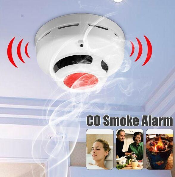 Stable Standalone Combination Carbon Monoxide And Smoke Alarm High Sensitive CO & Smoke Detector for Home Security