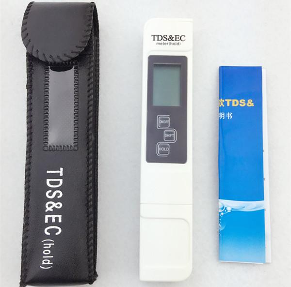 TDS Tester, EC meter conductivity meter water measurement tool,TSD&EC tool meter Function 3 in 1, 0-5000ppm tds EC