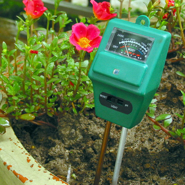 3 in 1 Soil Water Moisture light PH Meter Tester Digital Analyzer Test Detector for Garden Plant Flower Hydroponic Garden Tool