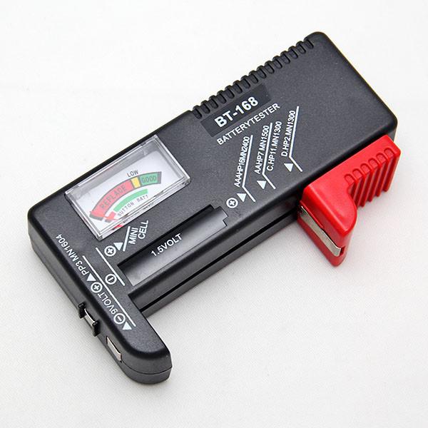 BT-168 Universal Battery Tester For 9V 1.5V And Button Cell  C D