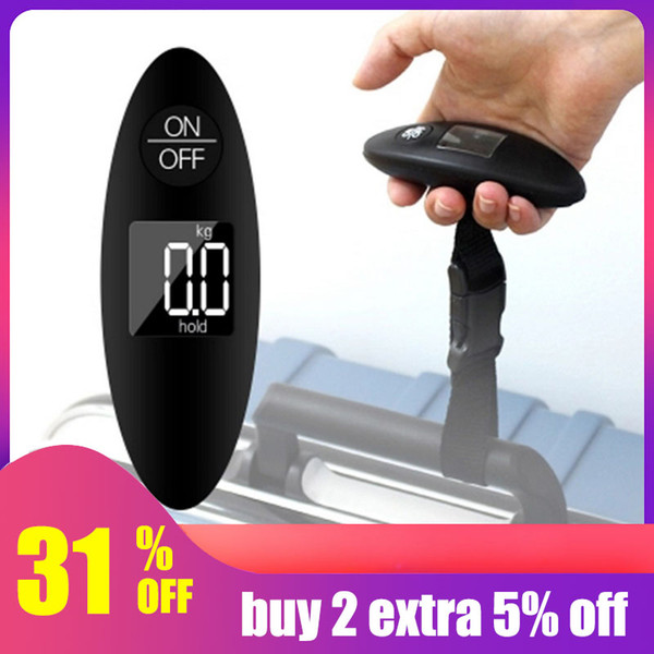 oomall 1PC LCD Display Portable Mini Electronic Pocket Travel Handheld Weight Balance 100g/40kg Digital Scale Luggage Scale Hoomall 1PC L...