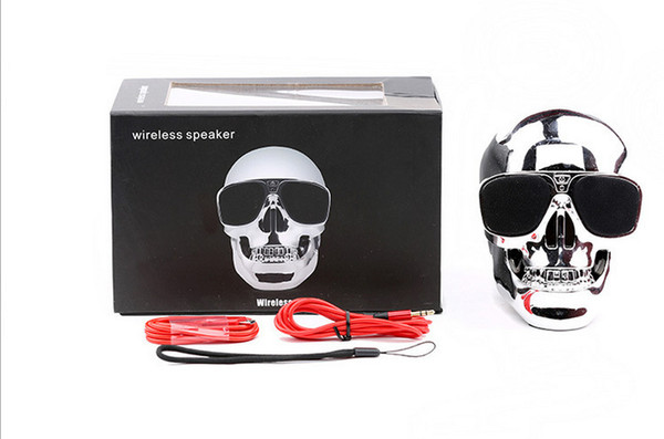 SKULL style Bluetooth Speaker Wireless Speakers with NFC function