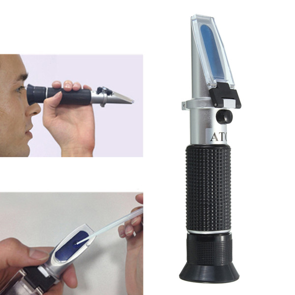 New High Quality 0~32% Brix Wort Specific Gravity Refractometer Beer Fruit Juice Wine Sugar Test Refractometer Tester