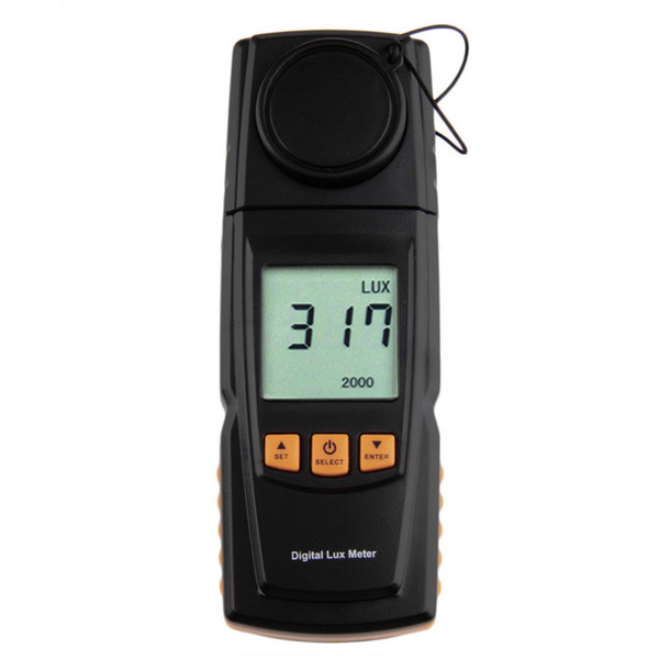 GM1020 LCD Display Handheld Digital Lux Light Meter Photometer Up to 200,000 Lux Wholesale