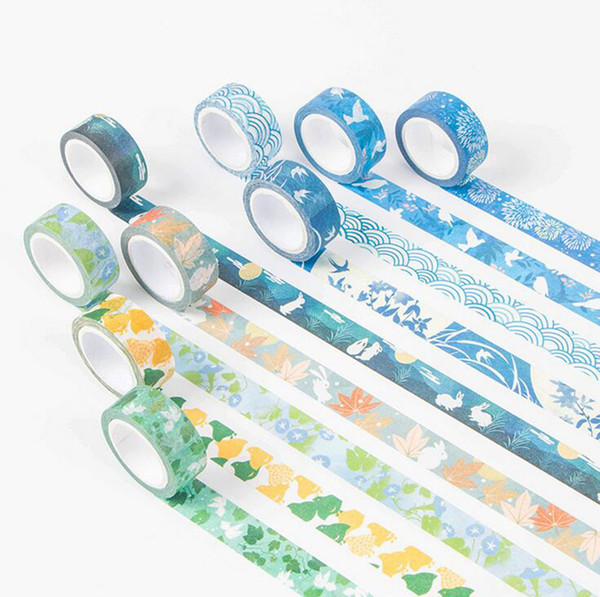 Decorative Washi Tape DIY Scrap Masking Tape School Office Supply me Kyoto Decoration Japanese Nail 2016