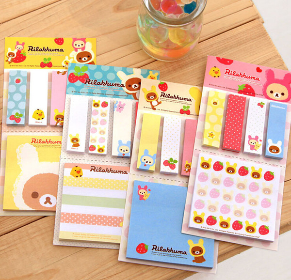 Korean fashion stationery easily bear / tear / N times stickers / sticky / notes / convenience stickers. Students, office supplies QY