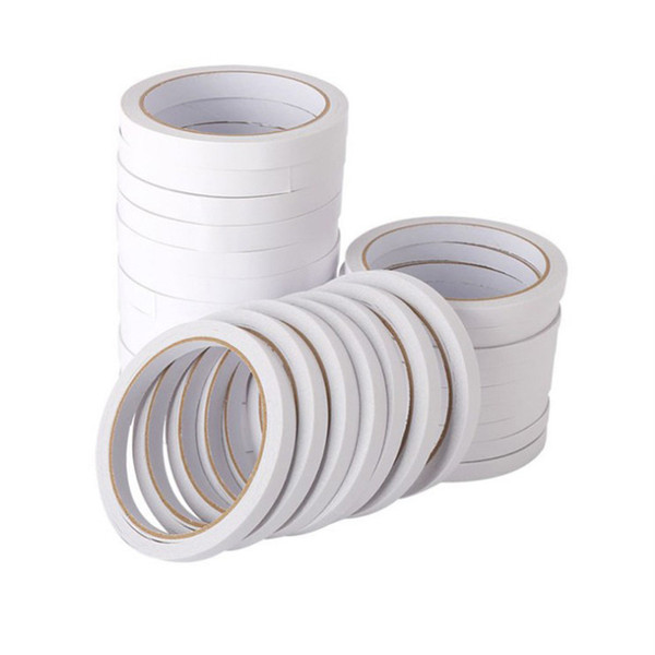 2016Office supplies shredded tape 5mm wide white double-sided adhesive high-viscosity strong double-sided adhesive 2016 12 meters stationery