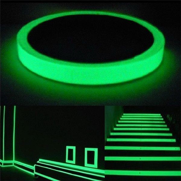 2016 Leshp Luminous Tape 3m Length Self -Adhesive Tape Night Vision Glow In Dark Safety Warning Security Stage Home Decoration Tapes