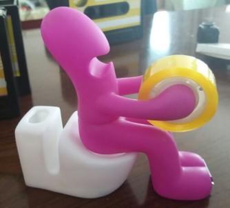 Novelty Design Multifunction Toilet Design Tape Dispenser Offices Home Tools Tape Dispenser order