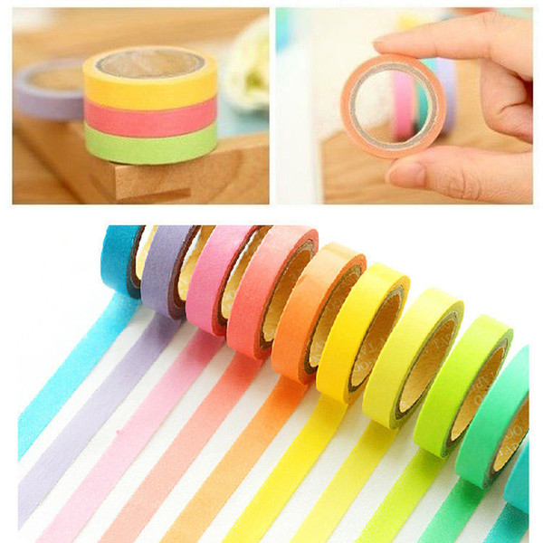 2016 0.75cm/1.5cm Washi Tape Masking Scrapbook Decorative Paper Adhesive Sticker DIY E00226 CAD