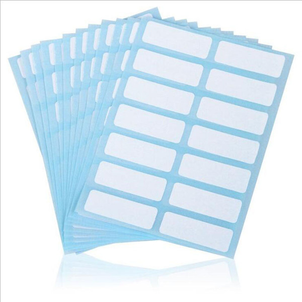 12pcs/Package Stationery Label/Sticker White Label Write Name Sticker Blank Sticker Label Child Stationery Sticker