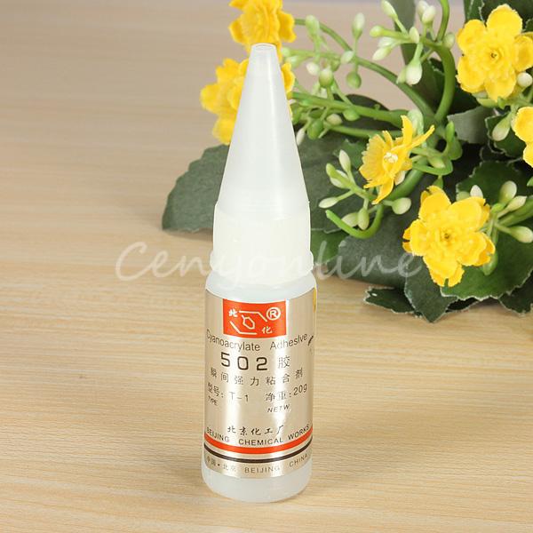 502 Super Glue Instant Quick-drying Cyanoacrylate Adhesive Strong Bond Fast For Leather Rubber Metal 20g