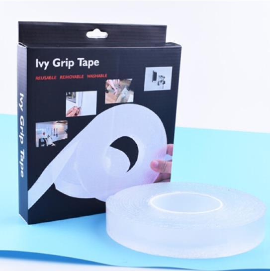 Monkey Grip Tape 2019 Washable Reusable 1m Nanometer Traceless Skid-proof Fixed Adhesive Household Receiving FREE DHL #2016