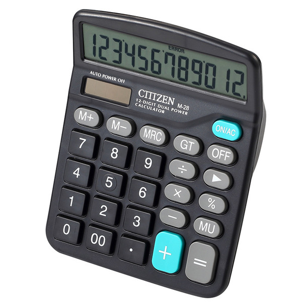 Counter Office and School Calculators for New Semester Business Calculator Powered by Solar Energy Free Shipping