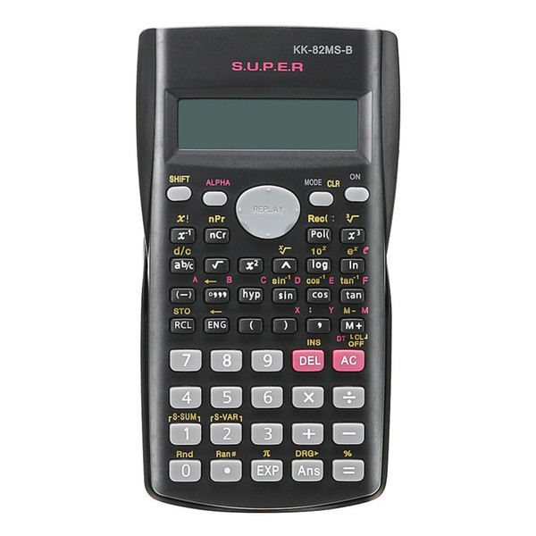 Handheld Multi-function 2 Line Display Scientific Calculator 82MS-A Portable Multifunctional Calculator for Mathematics Teaching