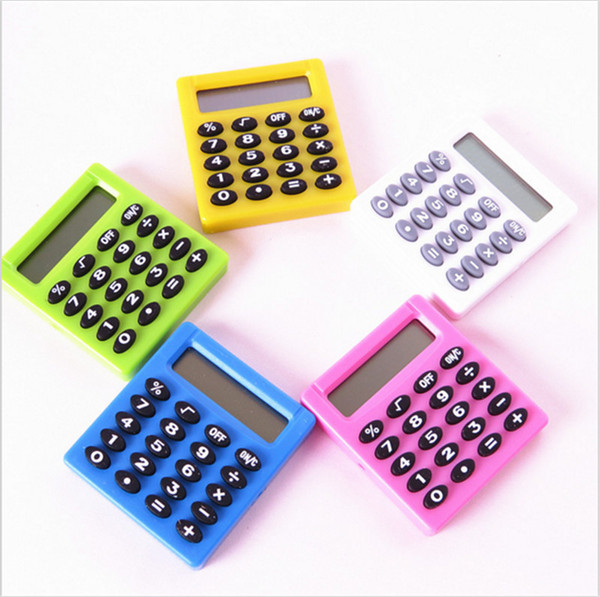 Pocket Boutique Stationery Small Square Calculator Personalized Mini Candy Color School & Office Electronics Creative Calculator New