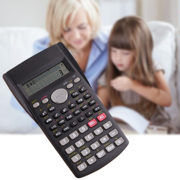 Handheld Student's Scientific Calculator 2 Line Display Portable Multifunctional Calculator for Mathematics Teaching Calculators kk-82MS-A t