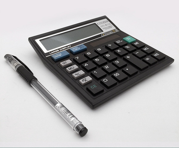 Counter Office and School Desk Calculators for New Semester Business Calculator Powered by Solar Energy Free Shipping