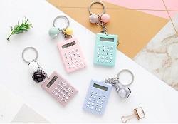 Student stationery cartoon mini slim button battery cute calculator creative portable computer handy calculator suitable for promotionalgift