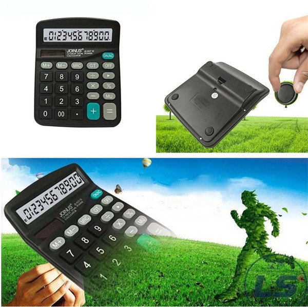 New 12 Digits Classic Scientific Solar Calculator Finance Office Calculator For Students Workers Convenient Stationery supplies T3I0448