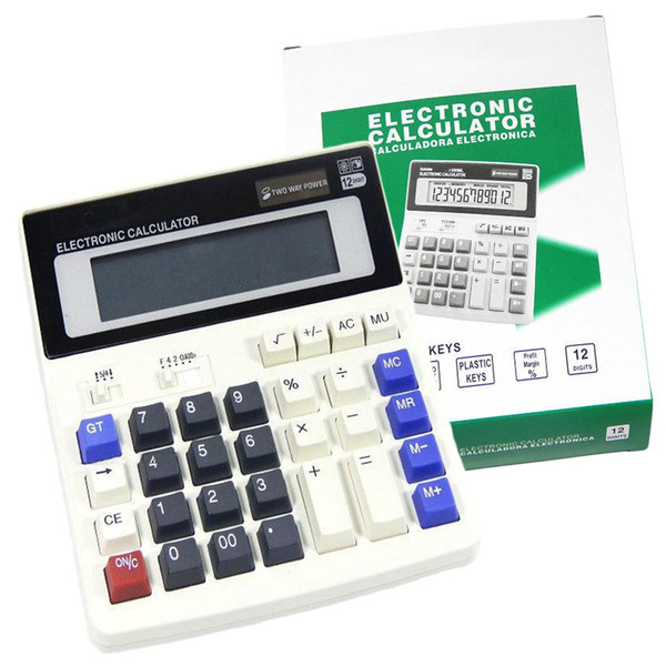 Etmakit Hot Sale Big Buttons Office Calculator Large Computer Keys Muti-function Computer Battery Calculator