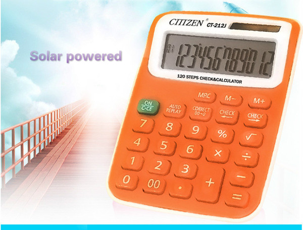 New School Supplies Colorful Calculators for New Semester Business Calculator Powered by Solar Energy Free Shipping