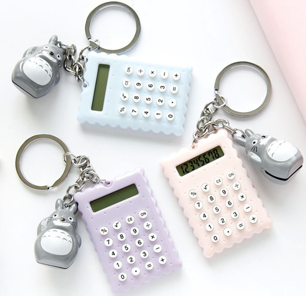 Cartoon Mini-Thin Button Battery Cute Calculator Creative Portable Computer Random Calculator