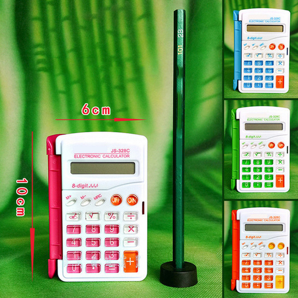 Noyokere Candy Color Office Mini Scientific Calculator School Student Function Calculator Multifunctional Clock Calculator