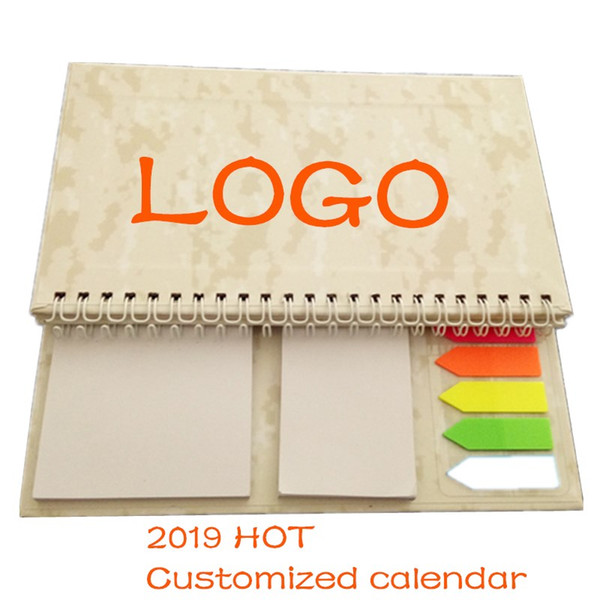 2019 LOGO Free Desk Calendar Customized Calendar Paper Office and Business Desk Calendar Wholesale Many Styles