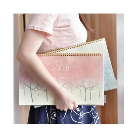 1 Pcs/set Novelty 2018 Creative luminous calendar Large Desktop PaANew Planner 2018 Daily Plaper Calendar dual Daily Scheduler Table Planner