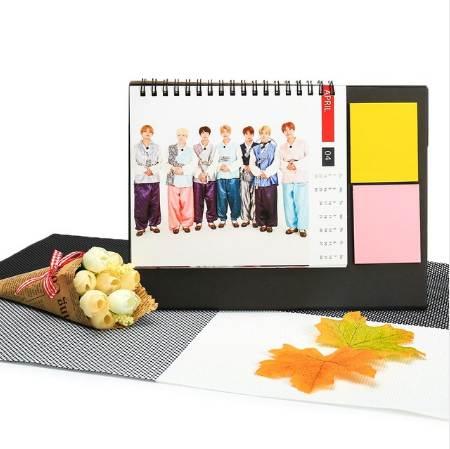 2018 Classical Selling Desktop Notebook Hot Sale Stylish BTS Calendar Goods Unique